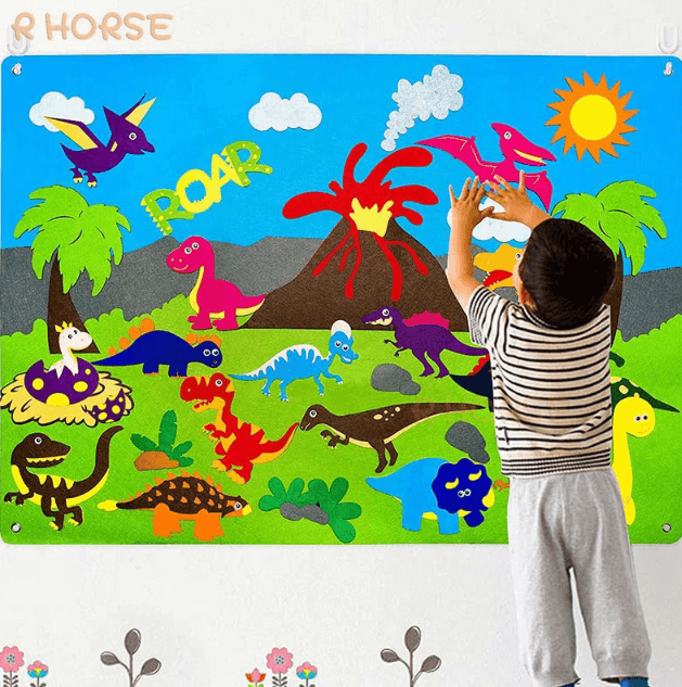 Adventure Fun Montessori Felt Board Stories Set: Ignite Your Child's Imagination and Learning - araxla