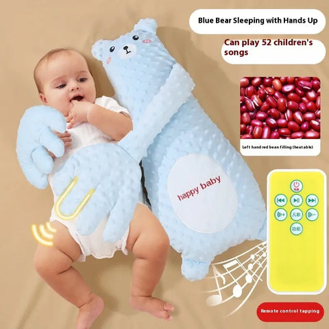 💤 Multi-Functional Baby Hug Pillow – Soothing Music & Safe Sleep