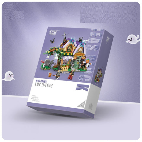 🎃 Carriage Happy Halloween Decoration Bricks 🏰