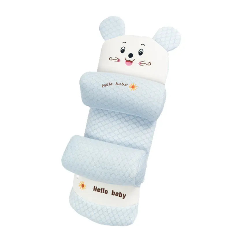 Bamboo Baby Pillow – Soft Cartoon Infant Head Support for Newborns