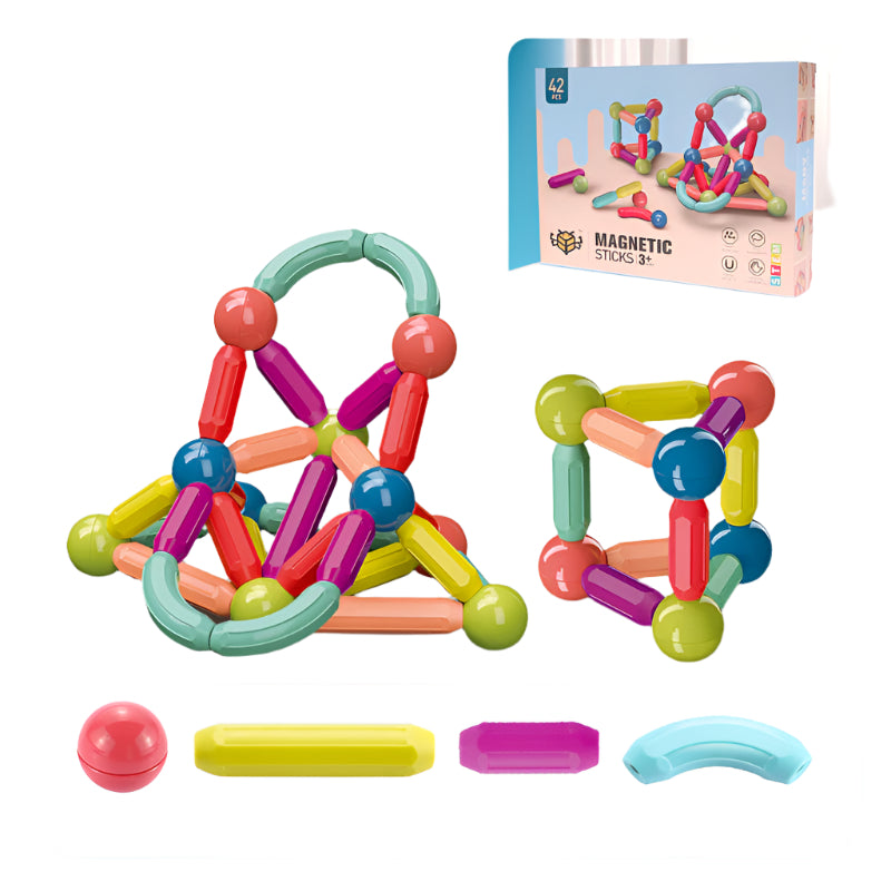 Magnetic Constructor Blocks Set – STEM Building Toy for Kids