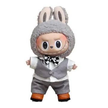 Labubu Doll Wedding Dress Set – Bride & Groom Outfits for 17cm Dolls