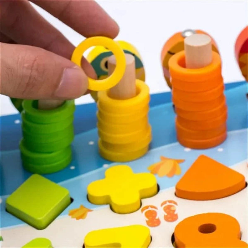 Children Magnetic Fraction Learning Toys – Interactive Math Educational Set for Kids