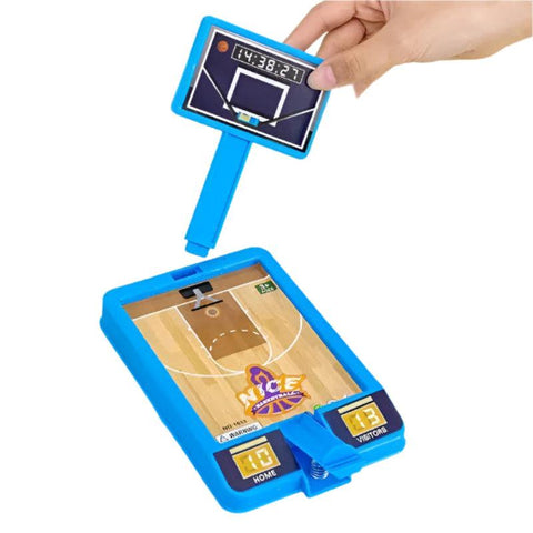 Mini Basketball Desktop Game - Portable Shooting Toy for Kids & Adults - araxla
