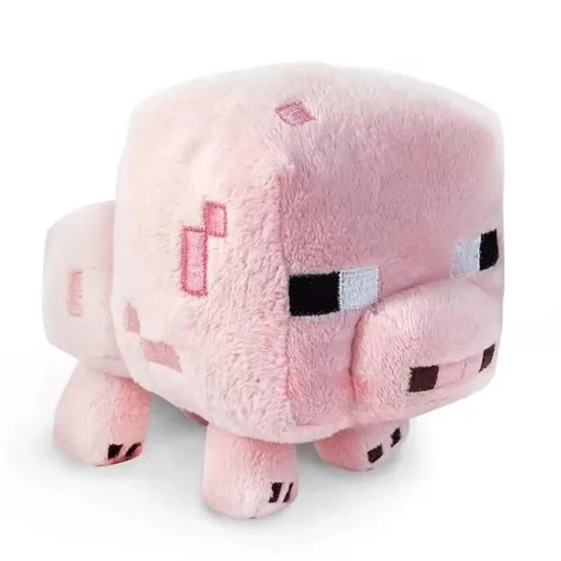 Minecraft Plush Toys - Pig, Wolf, Ocelot, Enderman - Soft Stuffed Animals for Kids - araxla
