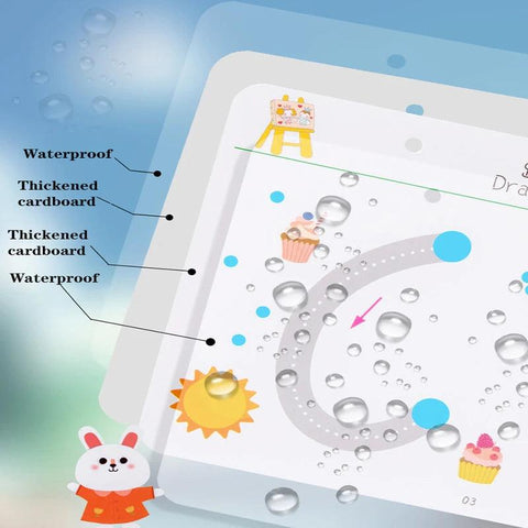 Montessori Magic Tracing Workbook - Reusable Handwriting Practice for Preschoolers - araxla