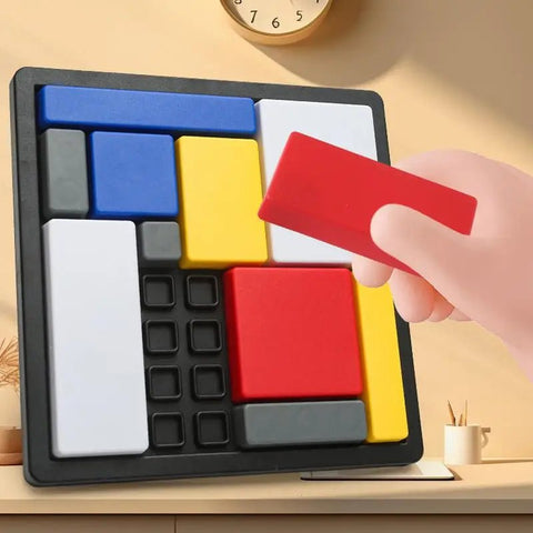 Brain Teaser Puzzle Game - Educational Logic Blocks for Kids 6+ - araxla