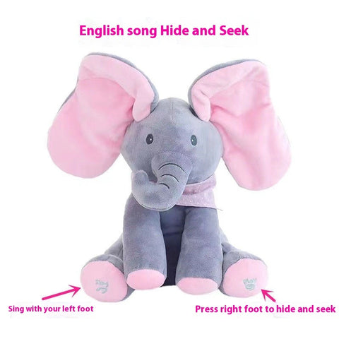Early Education Singing Plush Elephant Toy