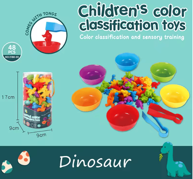 Montessori Rainbow Counting Bears - Color Recognition & Math Learning Toy - araxla