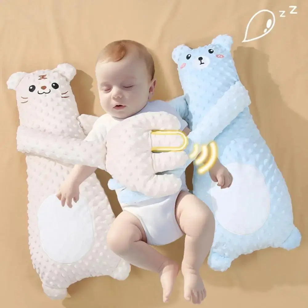 💤 Multi-Functional Baby Hug Pillow – Soothing Music & Safe Sleep