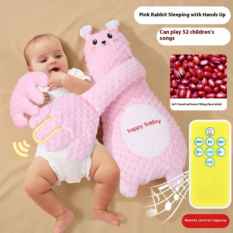 💤 Multi-Functional Baby Hug Pillow – Soothing Music & Safe Sleep
