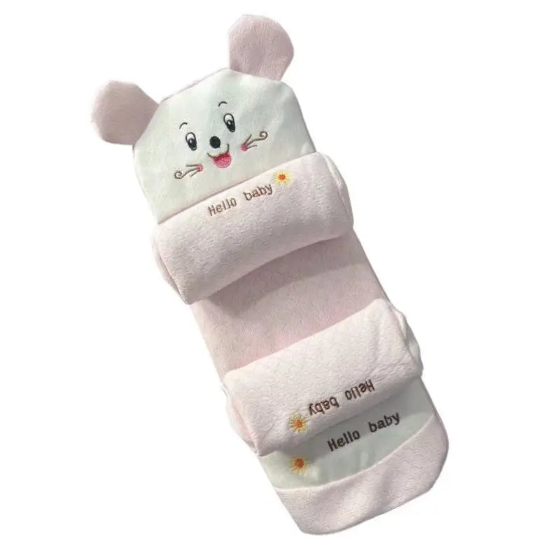 Bamboo Baby Pillow – Soft Cartoon Infant Head Support for Newborns