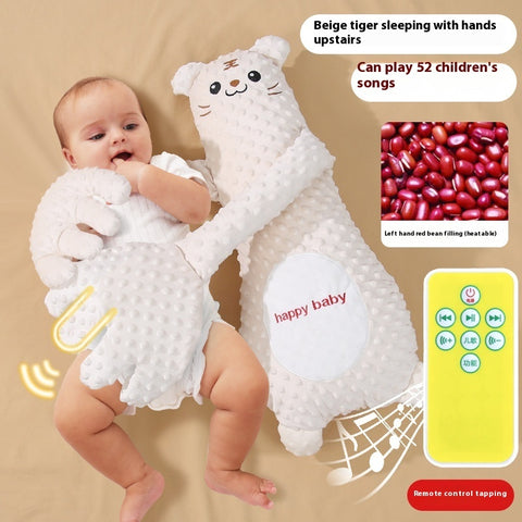 💤 Multi-Functional Baby Hug Pillow – Soothing Music & Safe Sleep
