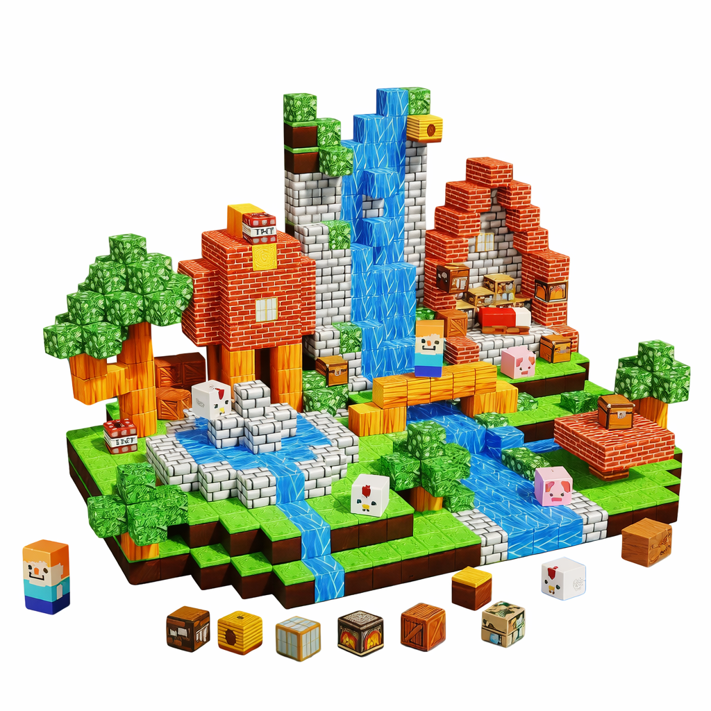 Magnetic Building Blocks – 100 Piece STEM Set