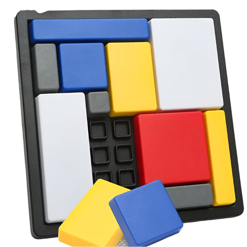 Brain Teaser Puzzle Game - Educational Logic Blocks for Kids 6+ - araxla