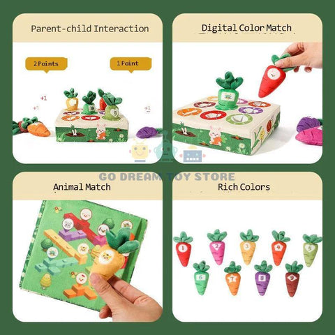 OLOEY Montessori Learning Cube - Interactive Sensory Toy for Toddlers - araxla