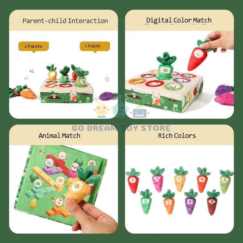 OLOEY Montessori Learning Cube – Interactive Educational Toy for Toddlers