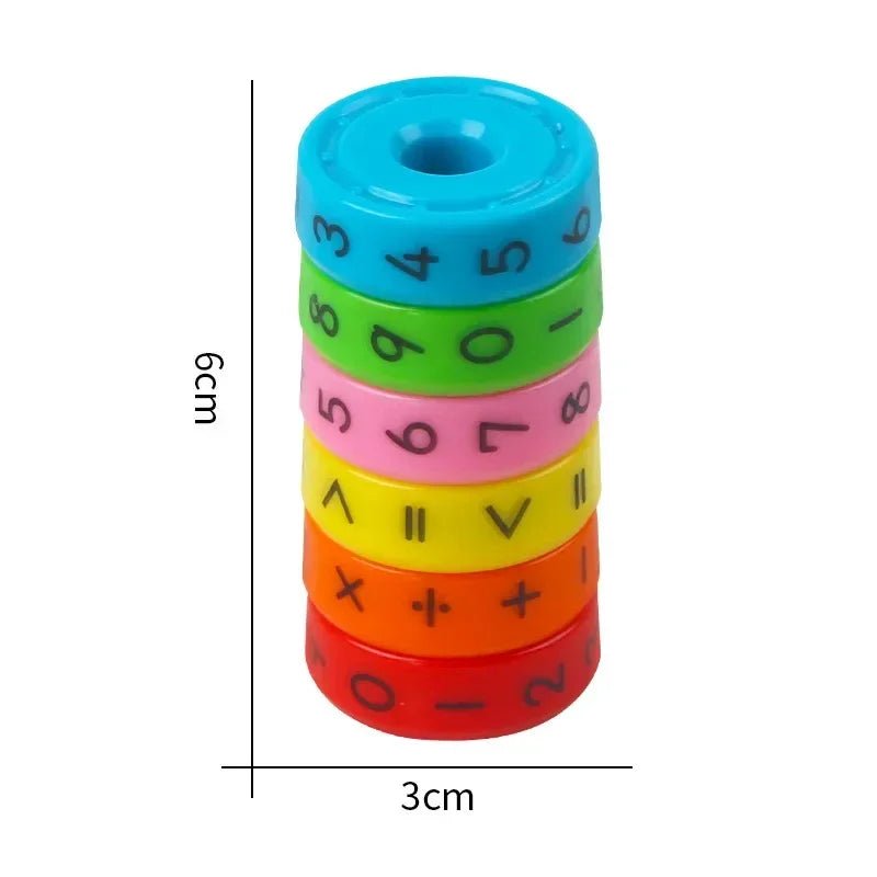 Magnetic Montessori Math Toy - Interactive Number Puzzle for Kids 3+ - araxla