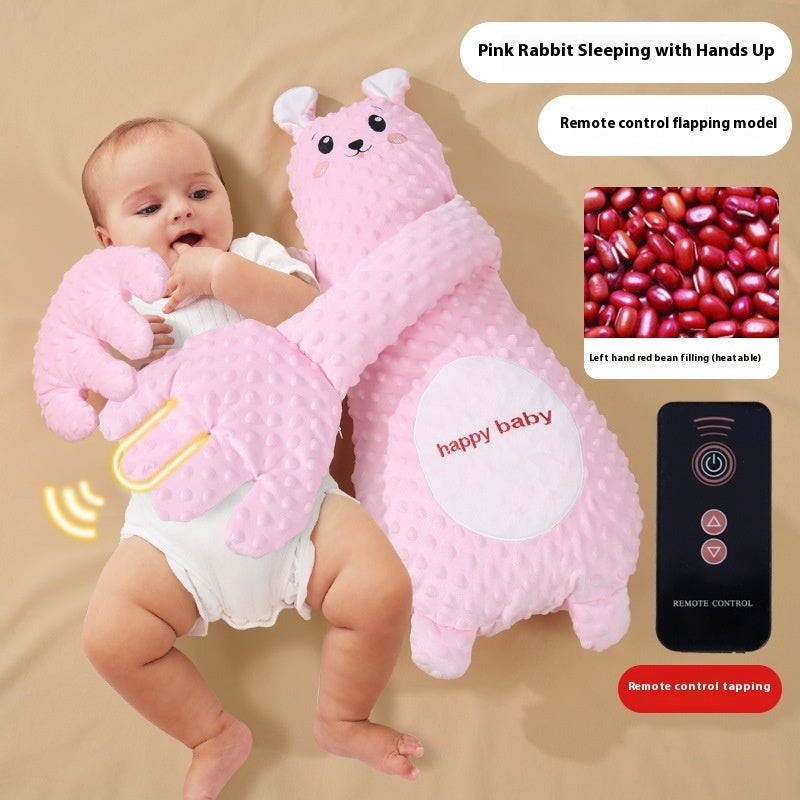 💤 Multi-Functional Baby Hug Pillow – Soothing Music & Safe Sleep